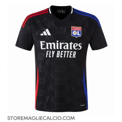 Olympique Lyonnais Maglia Gara Trasferta Repliche 2024-25 Maniche Corte Olympique Lyonnais Maglia Gara Trasferta Repliche 2024-25 Maniche Corte